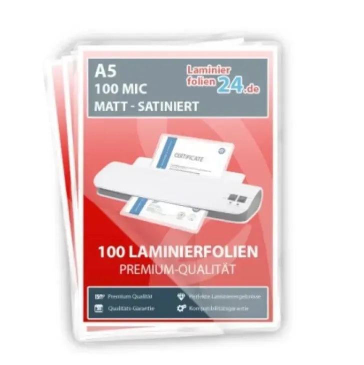 Laminierfolien A5 100 Mic matt für Fotos kaufen